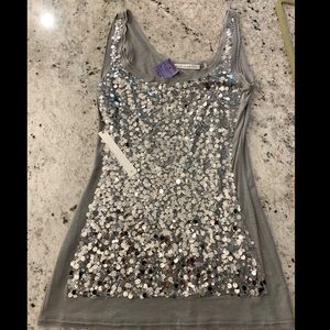 Sparkle/Sequin Tank top size Medium. Tag still on purchased for $80